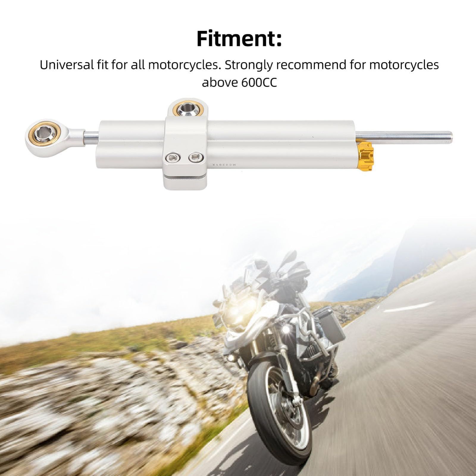 ようとなります オートバイアクセサリー 調整可能なアブソーバー リニア