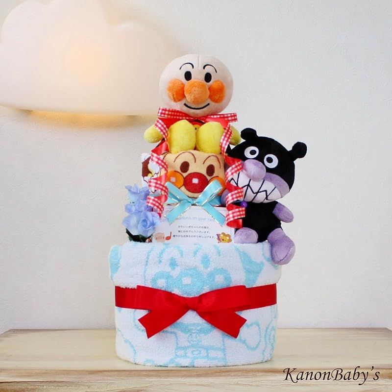 KanonBabys おむつケーキ 男の子 出産祝い 赤ちゃん 誕生日 ベビーシャワー ギフト 2段 Sサイズ anp3011 1 WWW_GEBZETESISAT_COM_TR