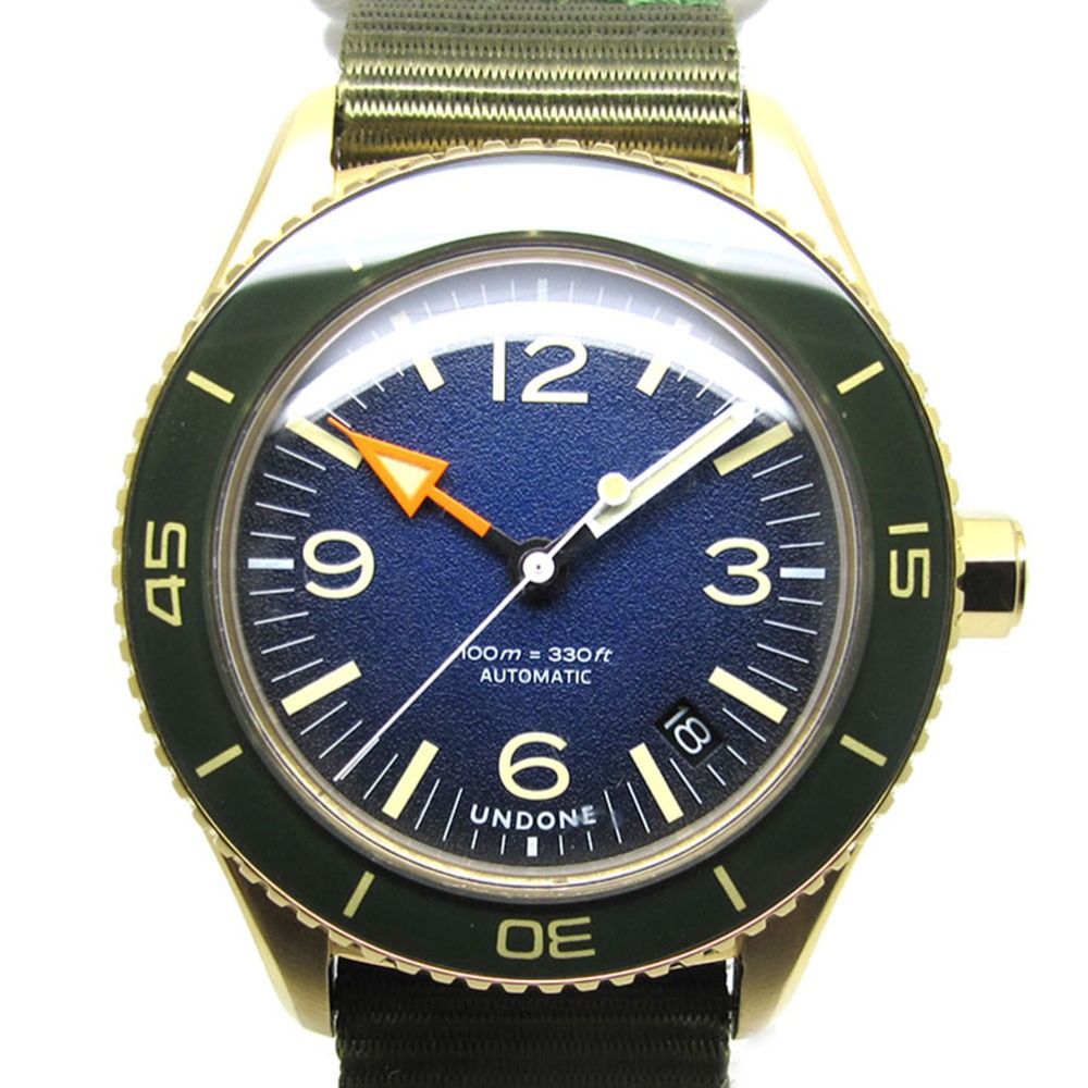 UNDONE / Basecamp ネイビー×ゴールド 美品 自動巻き UNDONE / Basecamp ネイビー×ゴールド 美品 自動巻き