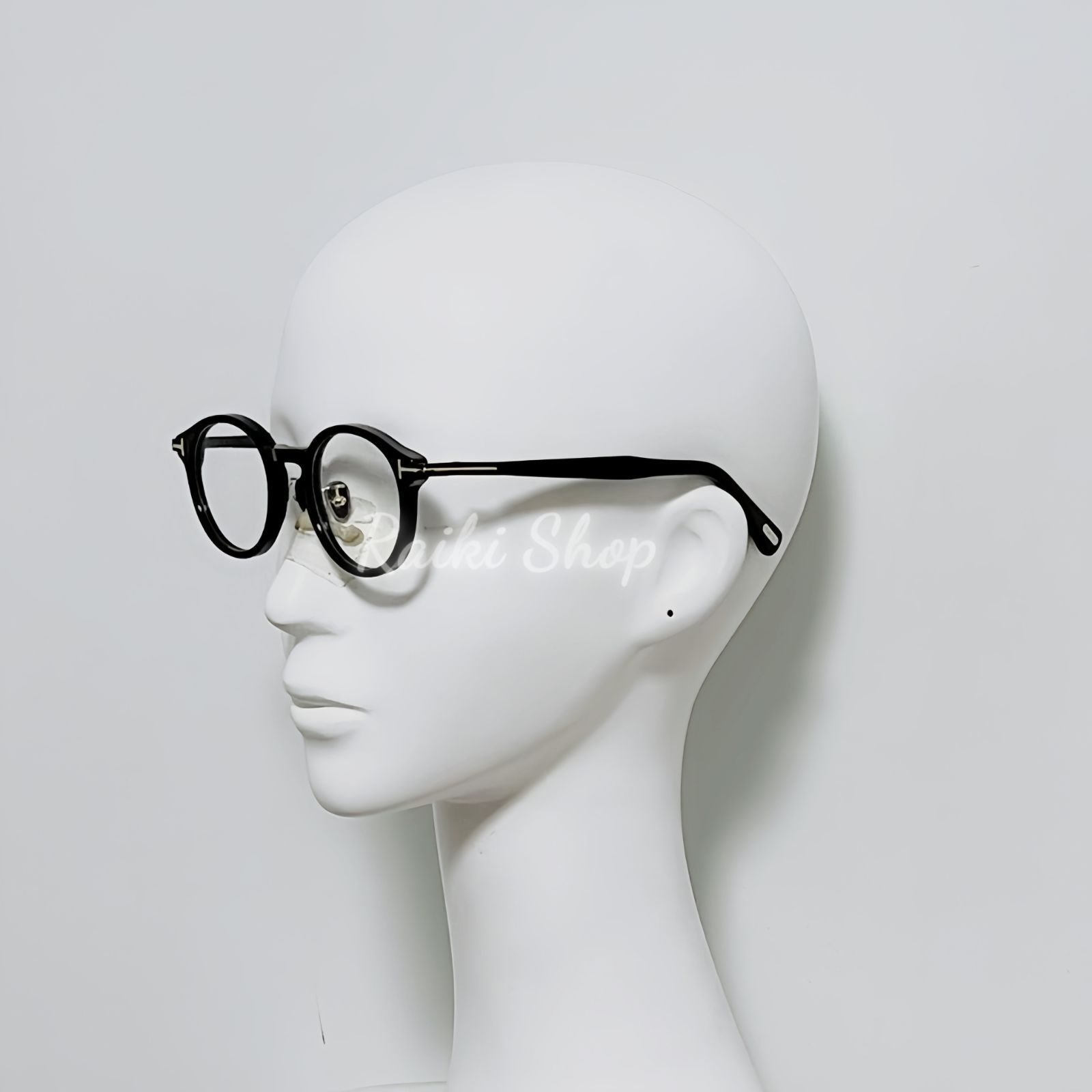 トムフォード TOM FORD メガネTF 6008-D-B 001 アジアンフ ボスト 眼鏡フレーム メンズ レディース ブラック ゴールド