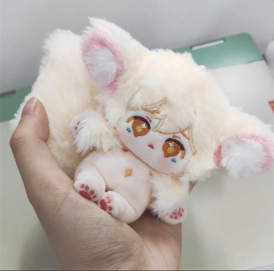 原神 蛍ちゃん 着せ替えぬいぐるみ 10cm 本体+耳+尻尾 - メルカリ