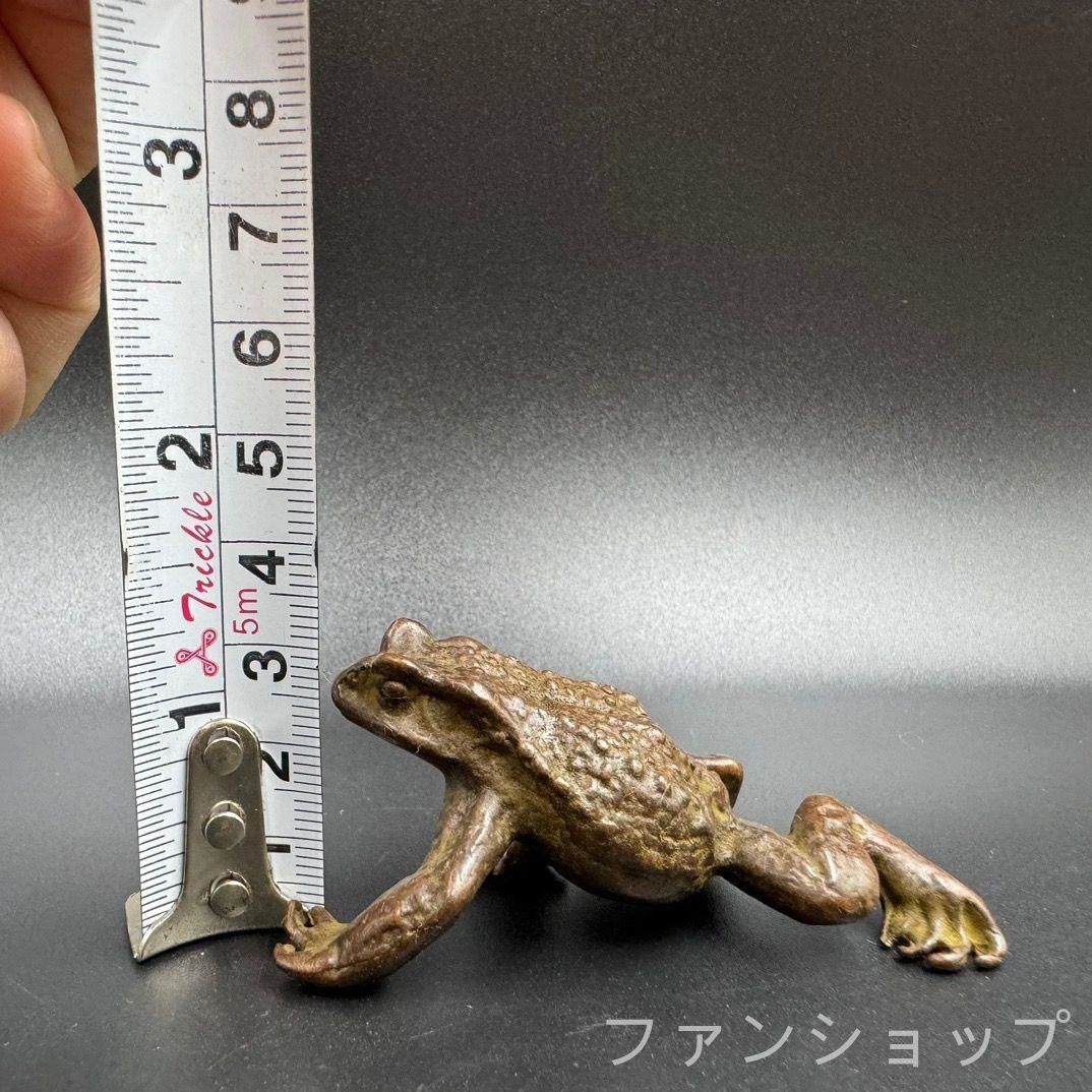 銅細工 カエル エル香挿 茶寵 香道具 装飾品 工芸品 美術品 置物 銅 細工 茶道具 香道具 蓋置 置物 カエル香挿し 銅製 - メルカリ