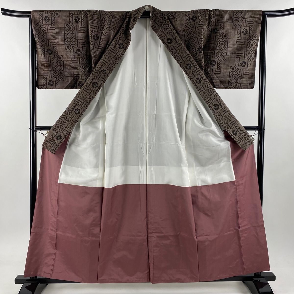 身丈170センチ！ 泥染め 大島紬