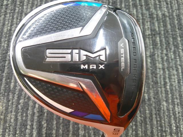 テーラーメイドSIM MAXフェアウェイウッド5W tour AD XC-6S