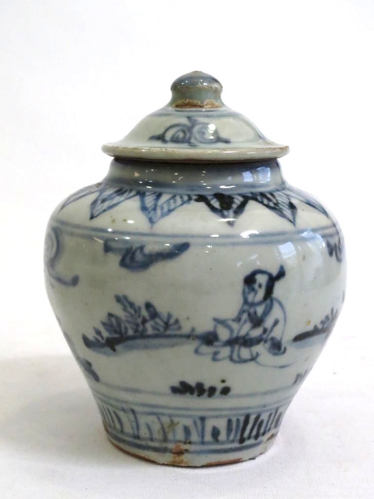 223390】 中国古美術 染付 小壺 陶磁器 青花 - メルカリ