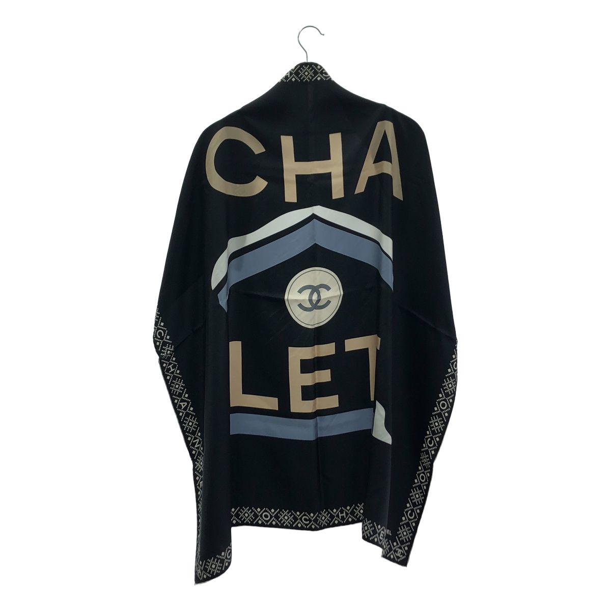 美品】 CHANEL / シャネル | Silk Square Scarf ココマーク ロゴ  