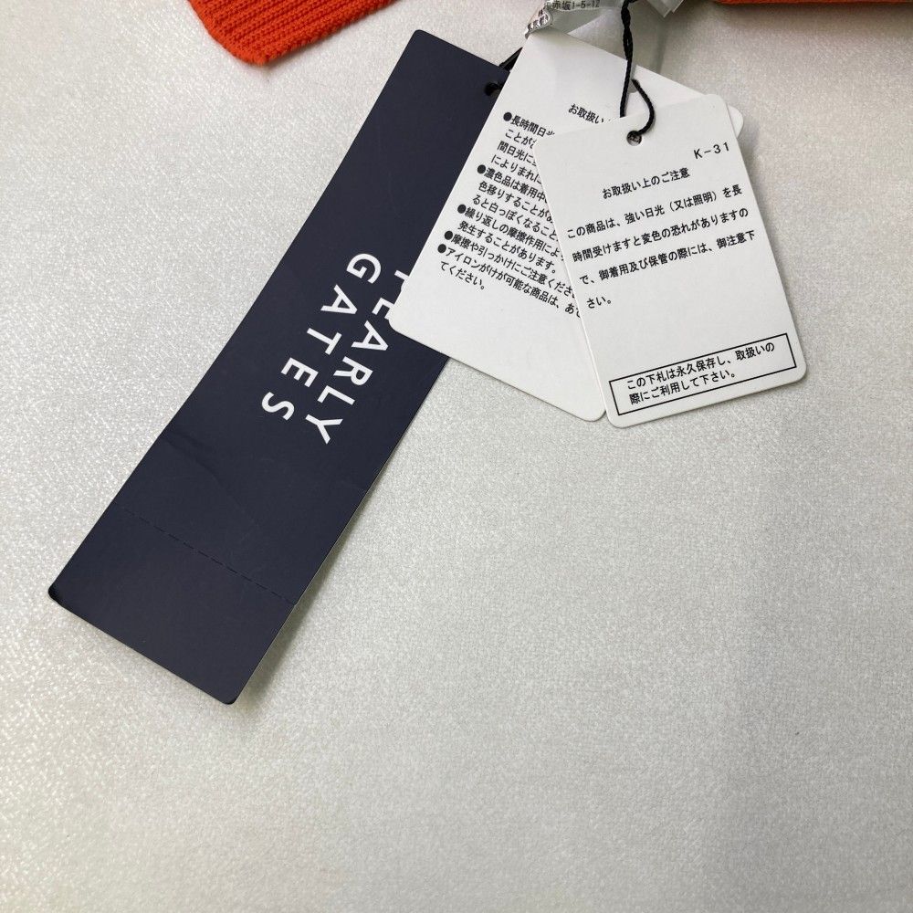 ニットスカート ロゴ