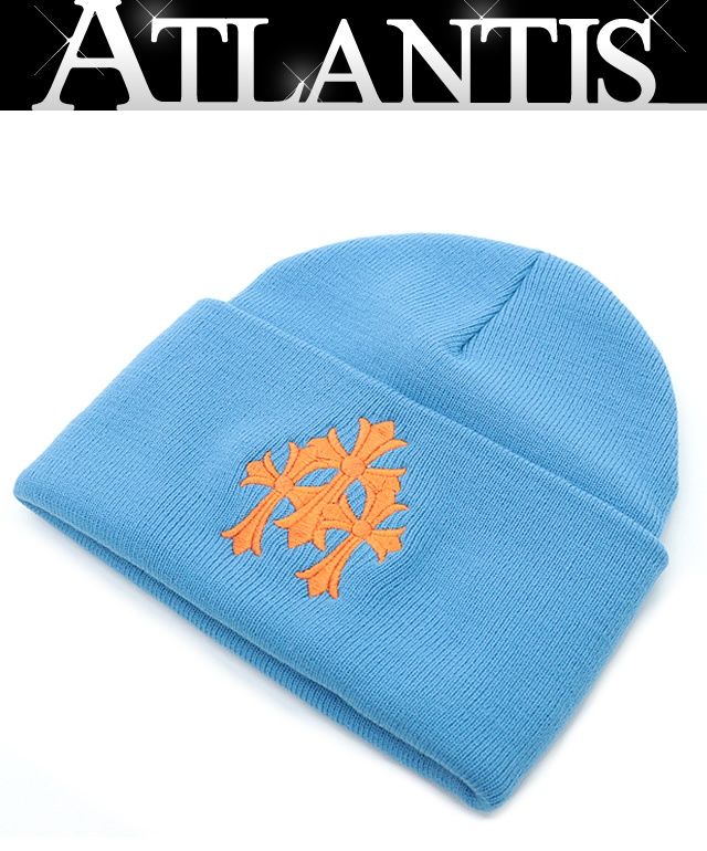 クロムハーツ ニット帽 CHROME HEARTS クロムハーツ ニット帽 ウールワッチキャップ