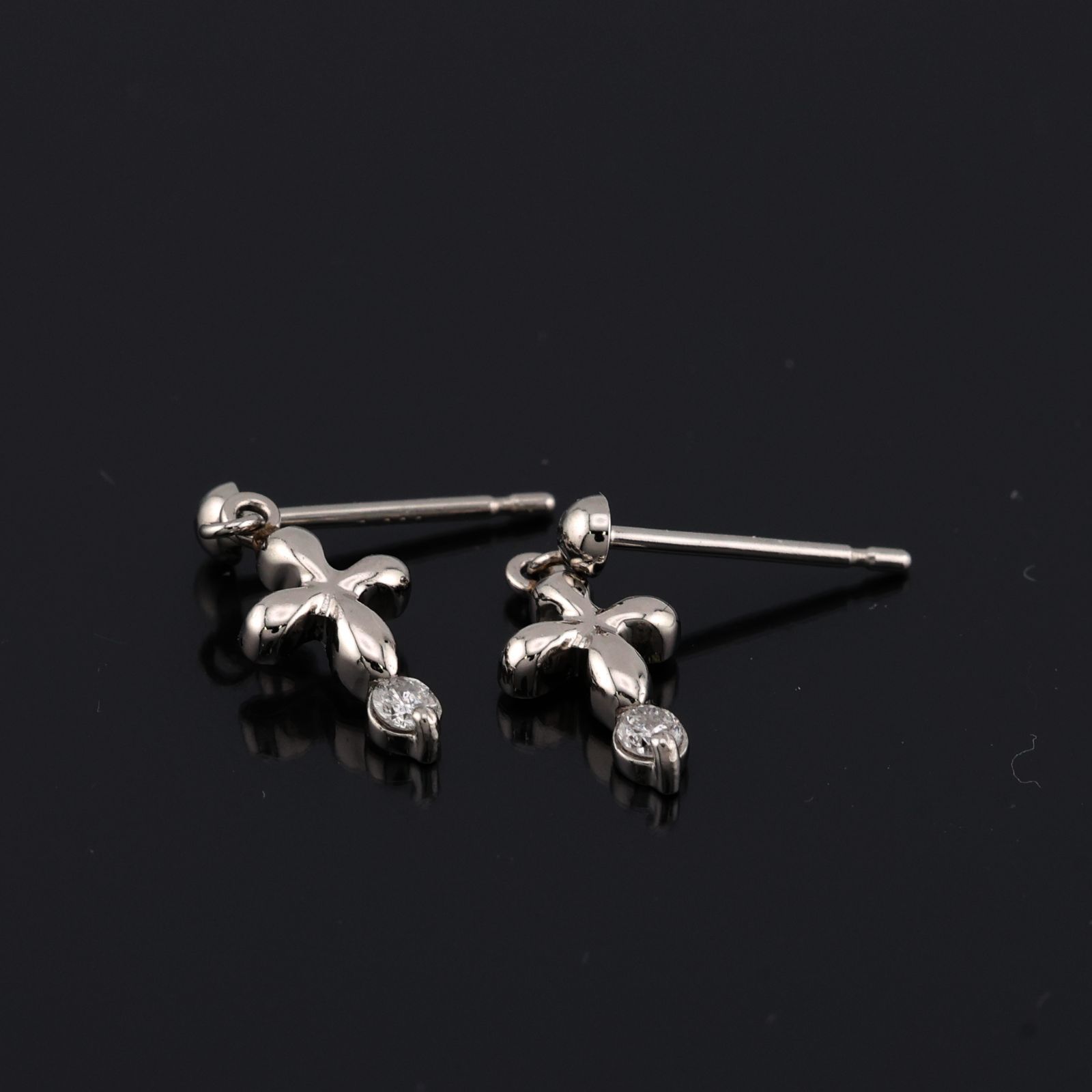 参考定価42,680円！》 Pt.900 プラチナ ダイヤモンド 0.06ct セット 
