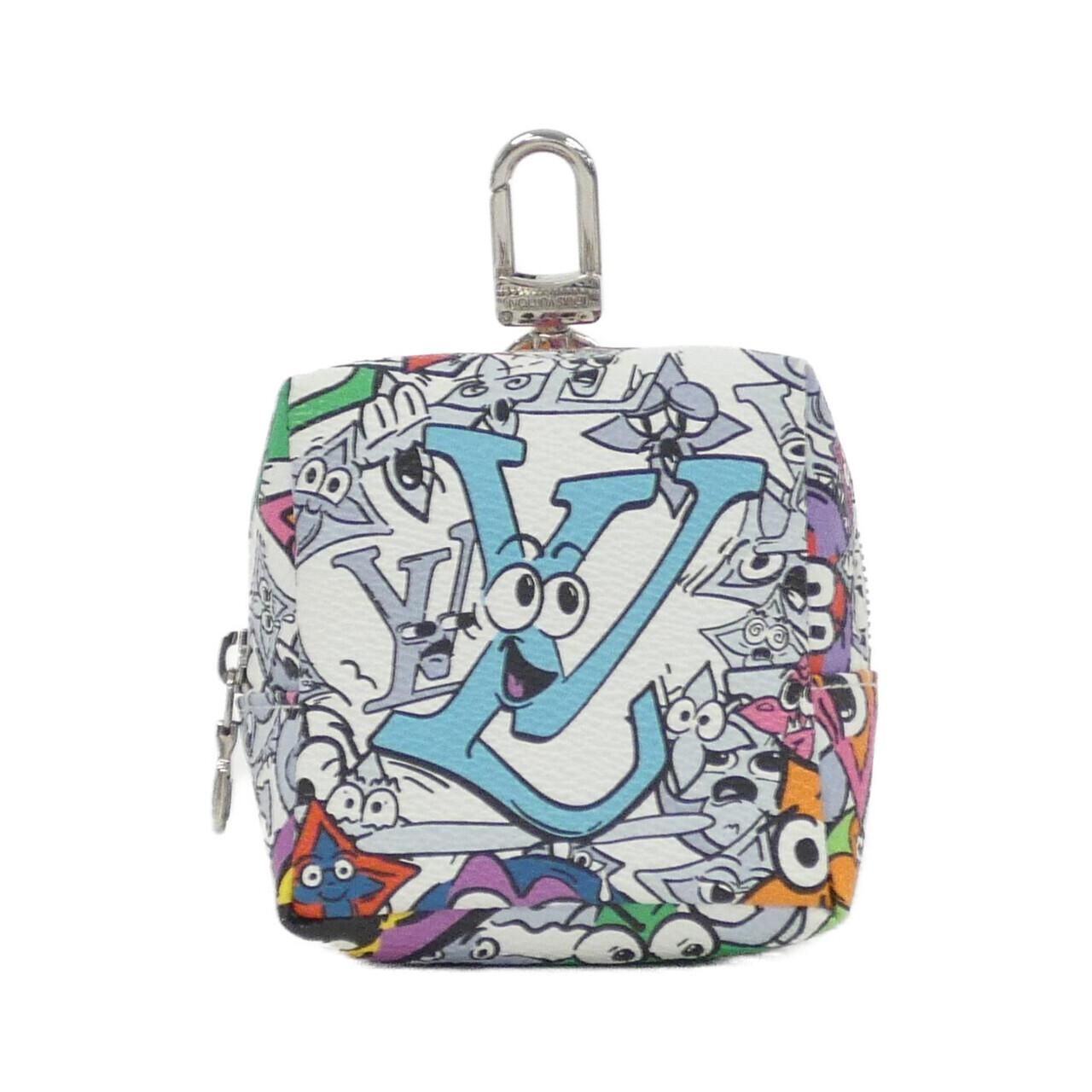 ルイヴィトン モノグラム ビジューサック スクエアード ポーチ　キーリング ルイヴィトン モノグラム ビジューサック スクエアード ポーチ