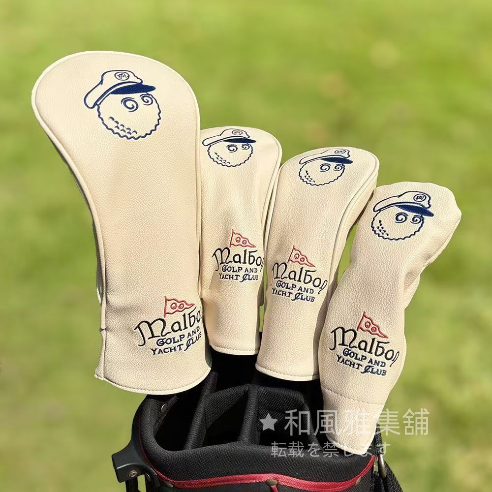 新品未使用 malbon golf マルボンゴルフ クラブ ヘッドカバー 1+