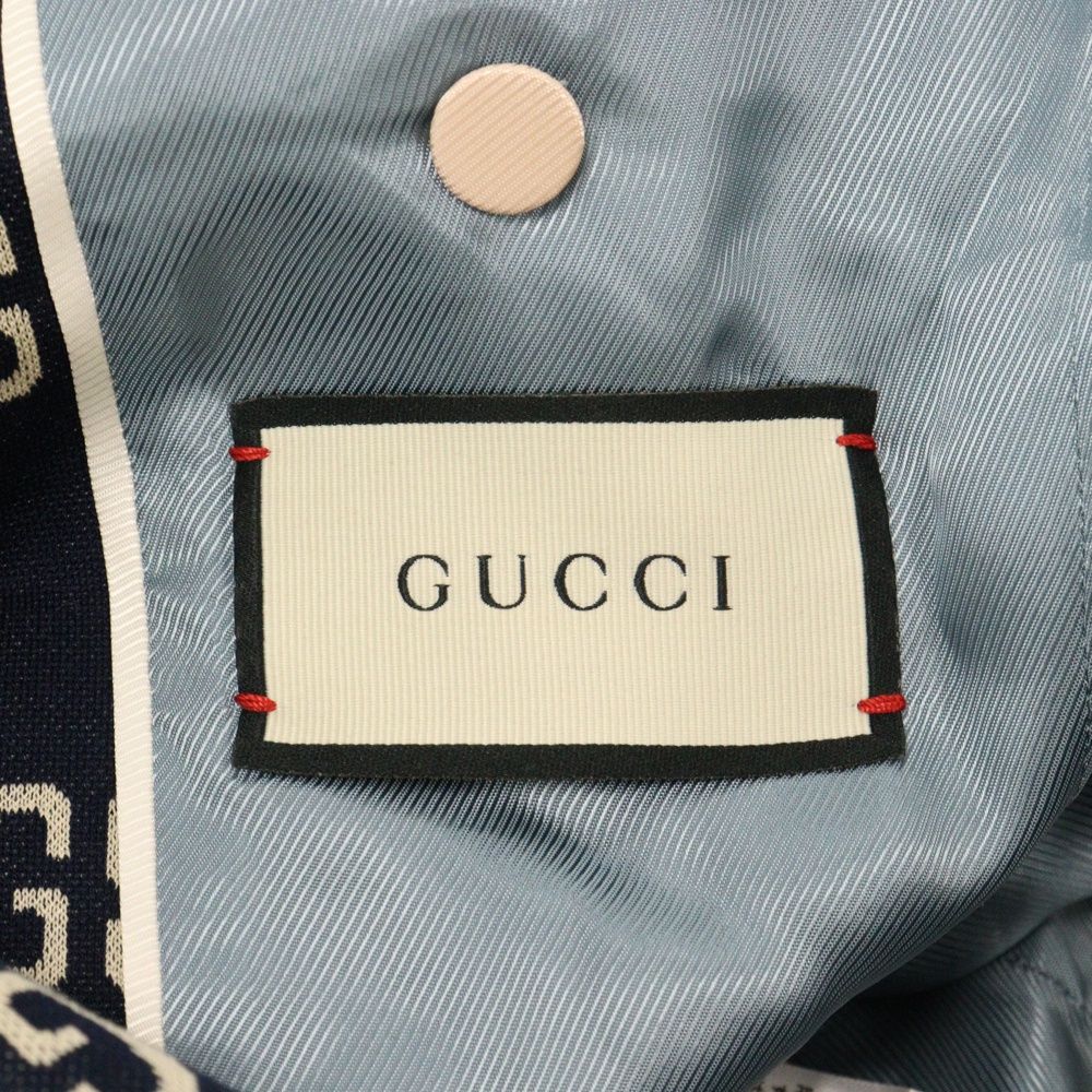 GUCCI (グッチ) 18AW GG JACQUARD JACKET ジャガードウールパイピング