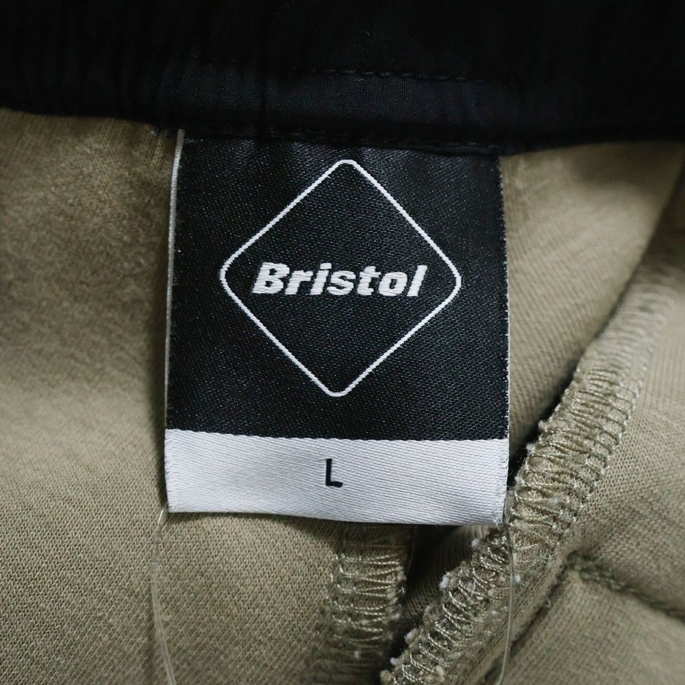 F.C.R.B. F.C.Real Bristol FCRB エフシーアールビー エフシー ルブリストル フロントロゴワッペン スウェットパンツ カーキ FCRB-220046 KIN-KAAI_COM