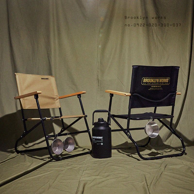 【オシャレ】BROOKLYN WORKS ブルックリンワークス FIELD CHAIR フィールドチェア  アウトドア BBQ