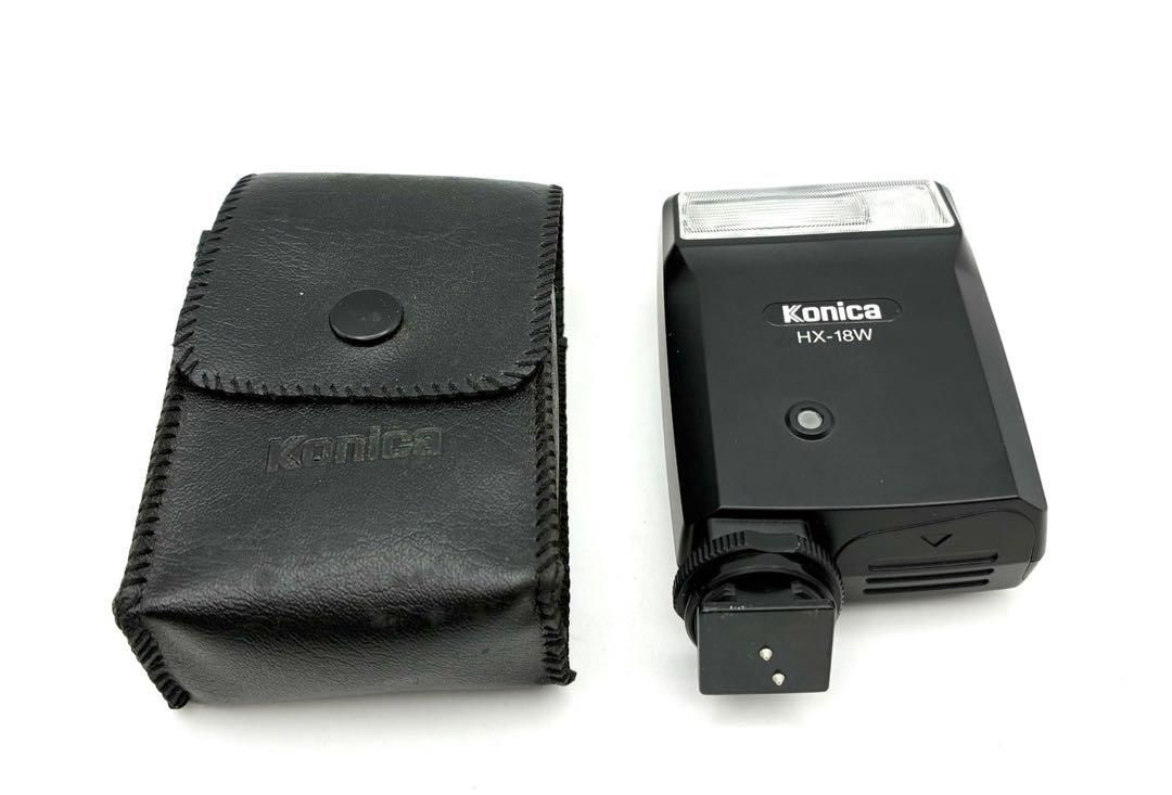 【完動品】Konica HEXAR Silver ストロボ HX-18W セット 完動品】Konica HEXAR Silver ストロボ HX-18W セット - メルカリ