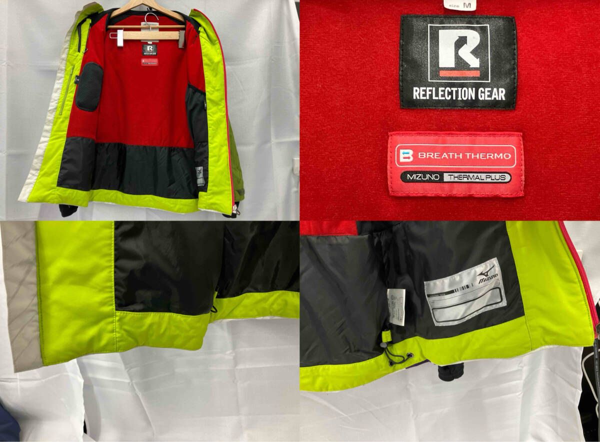 MIZUNO/ミズノ/スキーウェア上下セット/REFLECTION GEAR/グリーン