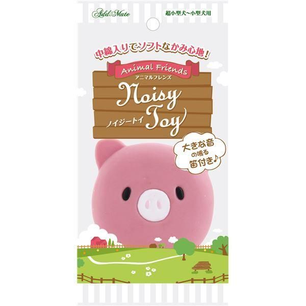 （まとめ）Animal Friends Noisy Toy ぶたさん〔×5セット〕 (犬用玩具)