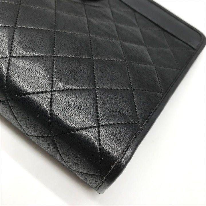 美品 CHANEL シャネル ココマーク ミニ マトラッセ ラムスキン