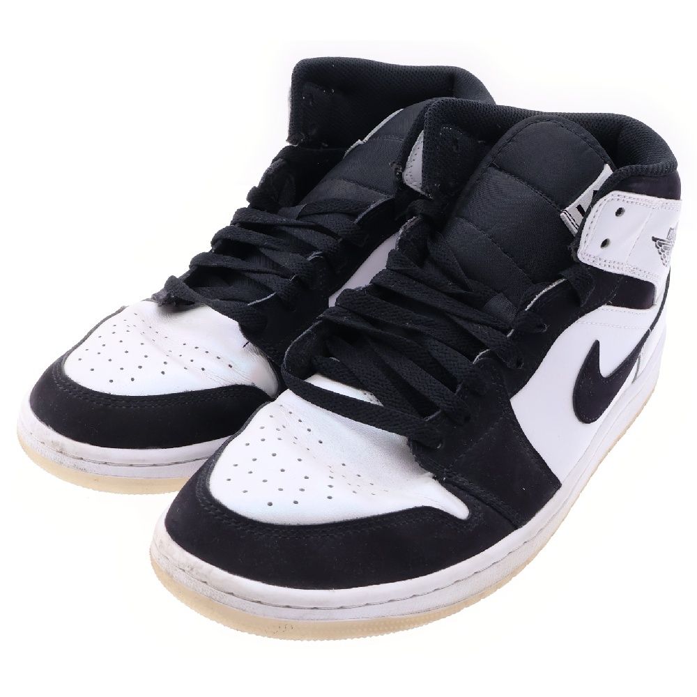 NIKE ナイキ AIR JORDAN 1 MID SE OMEGA DH6933-100 エアジョーダン 1 オメガ ミッドカットスニーカー ホワイト/ブラック US9.5/27.5cm NIKE (ナイキ) AIR JORDAN 1 MID SE OMEGA DH6933-100 エアジョーダン