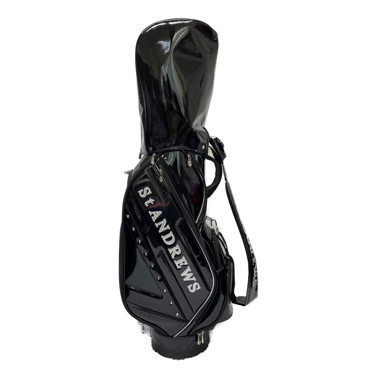 中古 セントアンドリュース StANDREWS キャディバッグ 黒