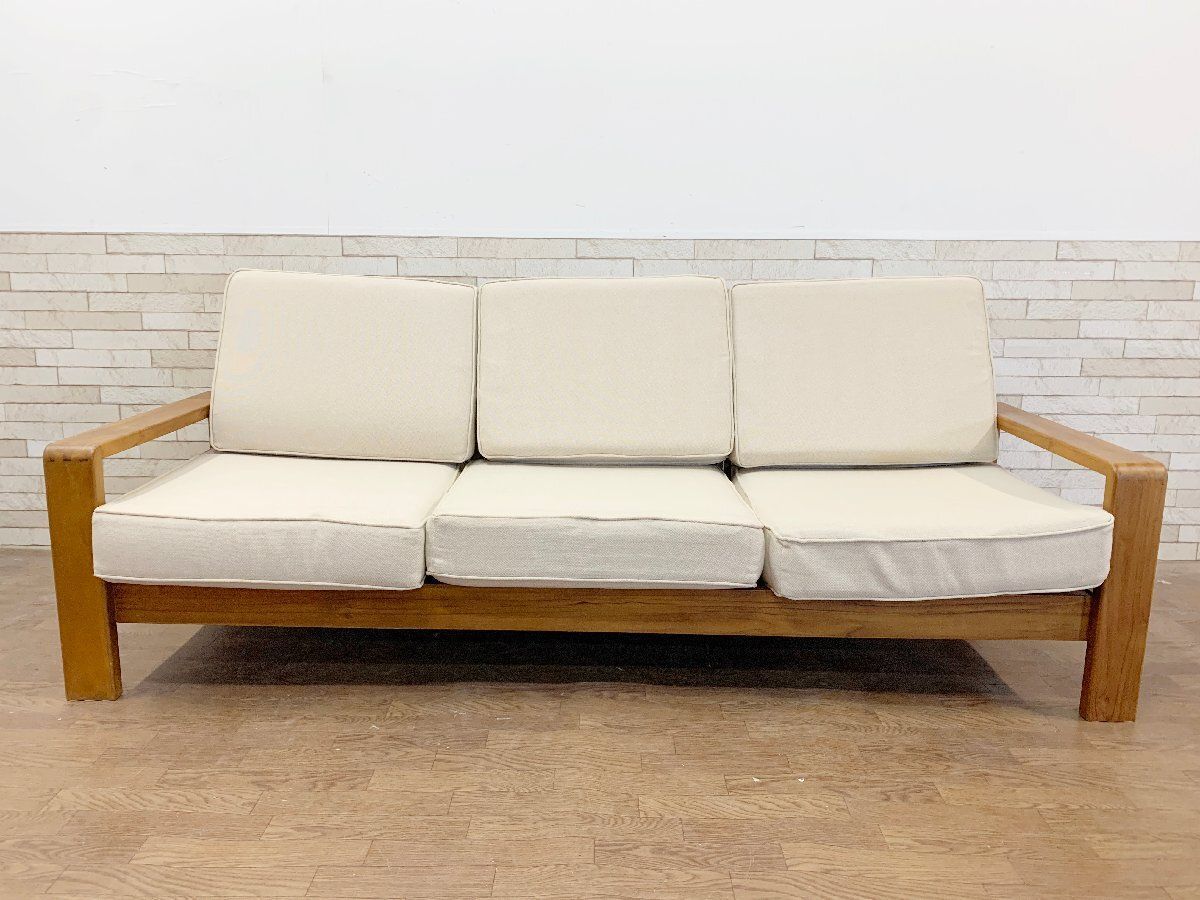 SCANTEAK ソファセット KUL 3人掛け チーク無垢材 家具 d3498 シンガポール製スキャンティーク（SCANTEAK）のチーク無垢材3人