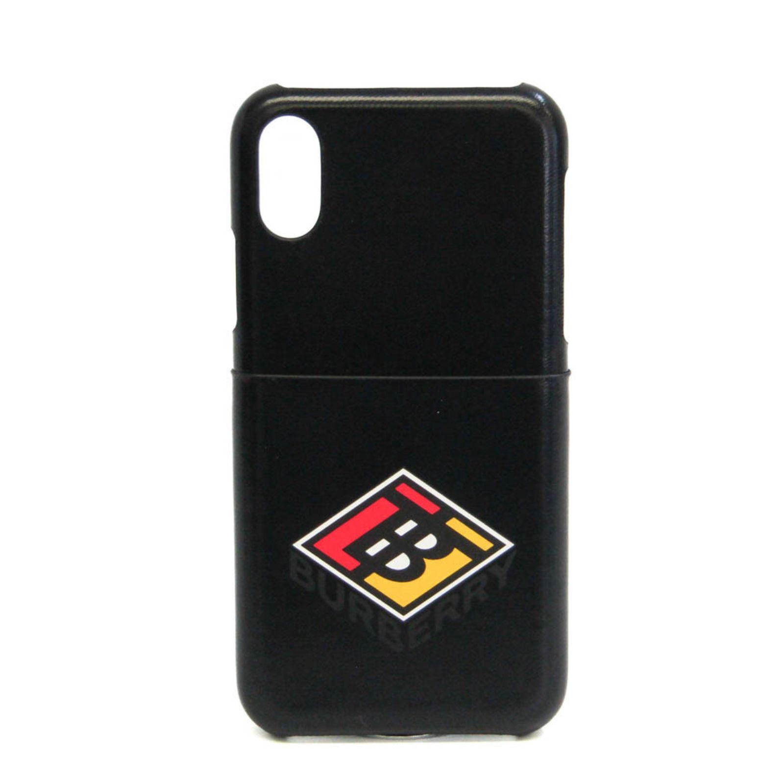 バーバリー(Burberry) TBコイン ロゴ 8021771 PVC バンパー iPhone X 対応 ブラック
