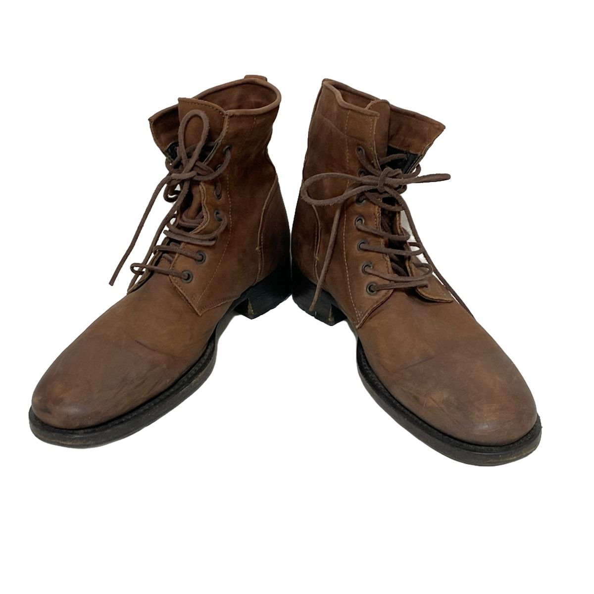 BUTTERO ブッテロ 9ホール レザー レースアップブーツ 40 ブラウン