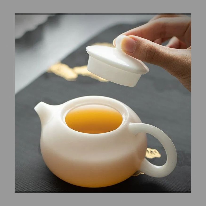 徳化素焼薄胎氷種玉磁器鳳鳴西施急須家庭用事務用陶磁器急須