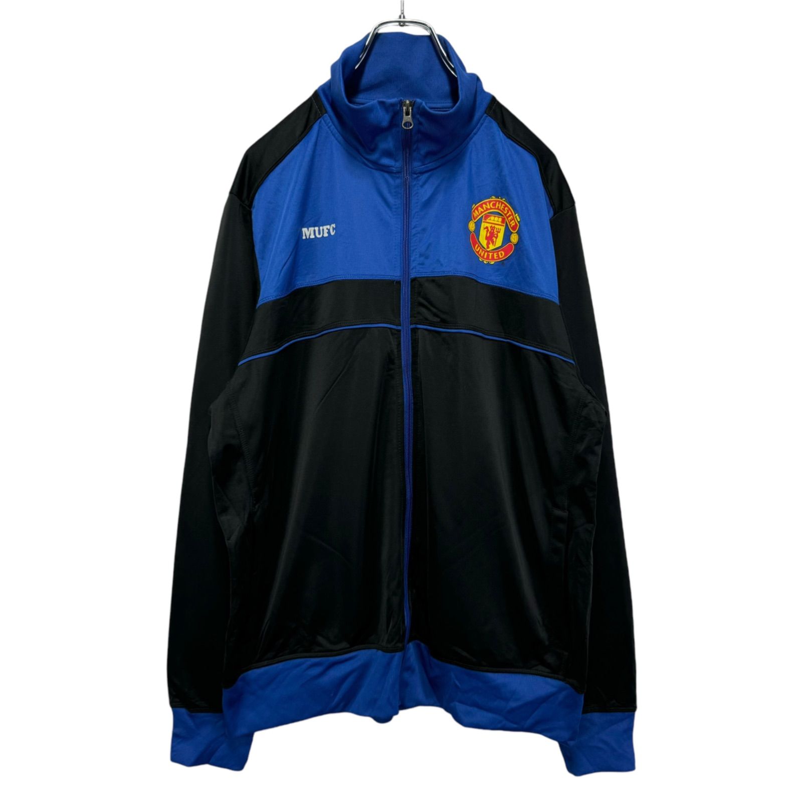 XL Manchester United Football Club Logo Print Track Jacket マンチェスターユナイテッドFC  Premier League プレミアリーグ サッカー ジャージ トラックジャケット 古着 - メルカリ