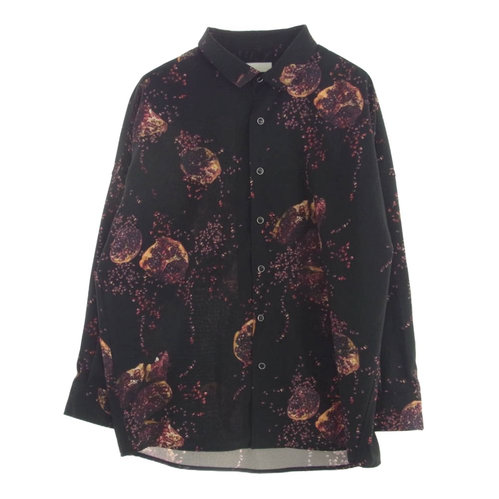 SHAREEF シャリーフ グラフィックプリント 半袖シャツ ブラック 黒 SHAREEF シャリーフ グラフィックプリント 半袖シャツ ブラック