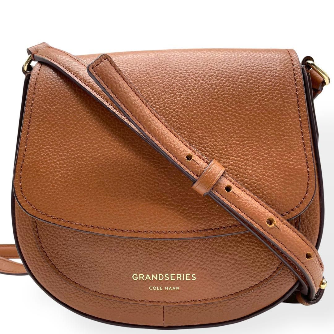 極美品 COLE HAAN コールハーン ショルダーバッグ レザー 斜