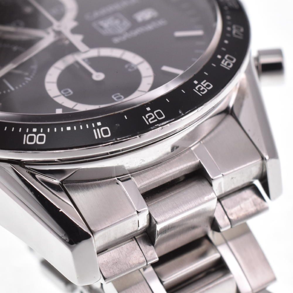 タグホイヤー TAG HEUER CV2010-0 カレラ クロノグラフ 裏スケ 自動