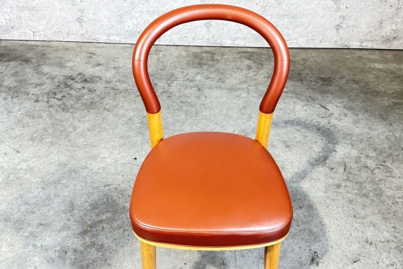 カッシーナ Cassina 501 ヨーテボリ GOTEBORG チェア 革コニャック 2脚