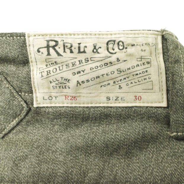RRL ダブルアールエル ミリタリーフィールドトラウザー RRL ダブルアールエル R26 BUCKLEBACK FIELD TROUSER バックル