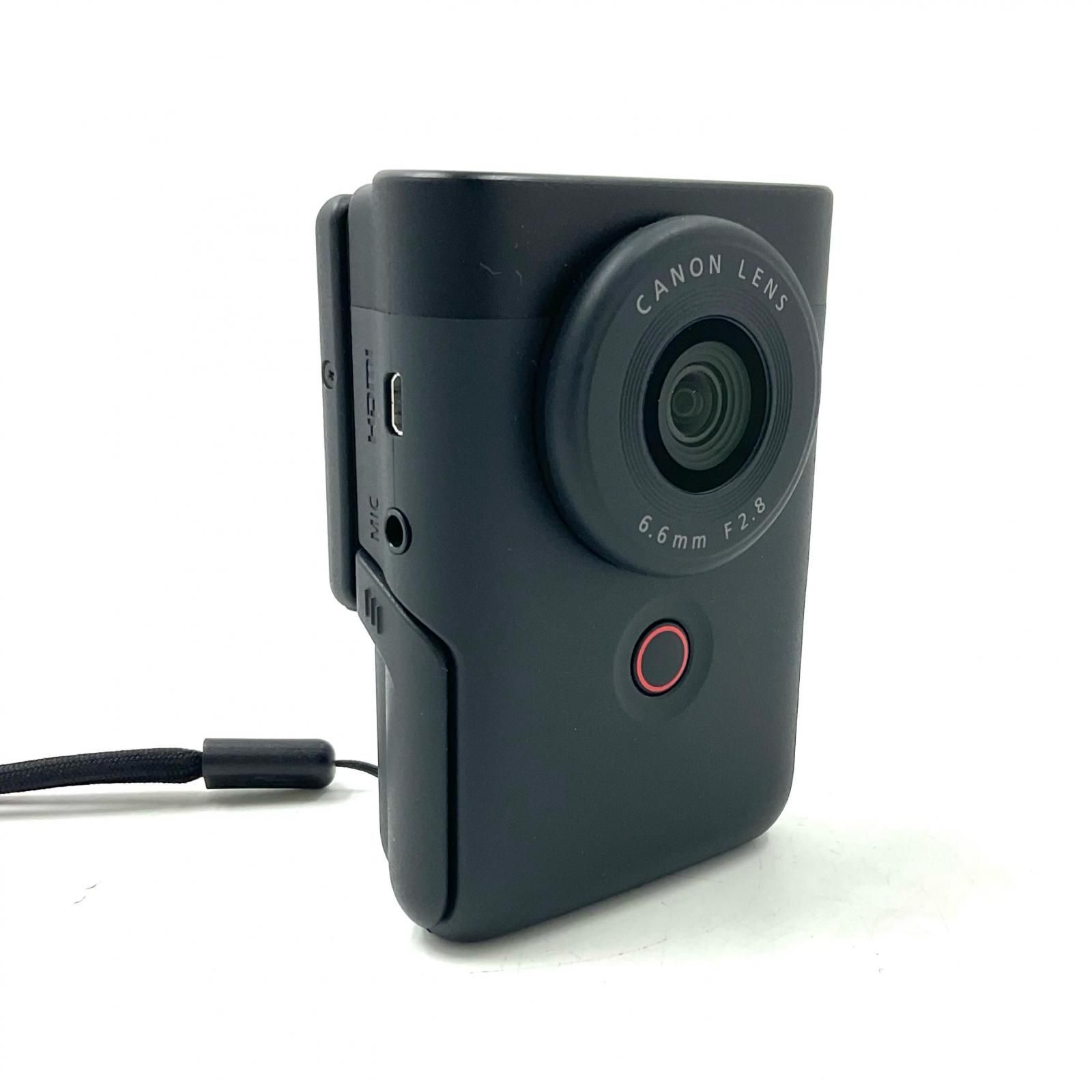 全額返金保証 最速発送 Canon コンパクトデジタルカメラ PowerShot V10 ブラック 動作 済