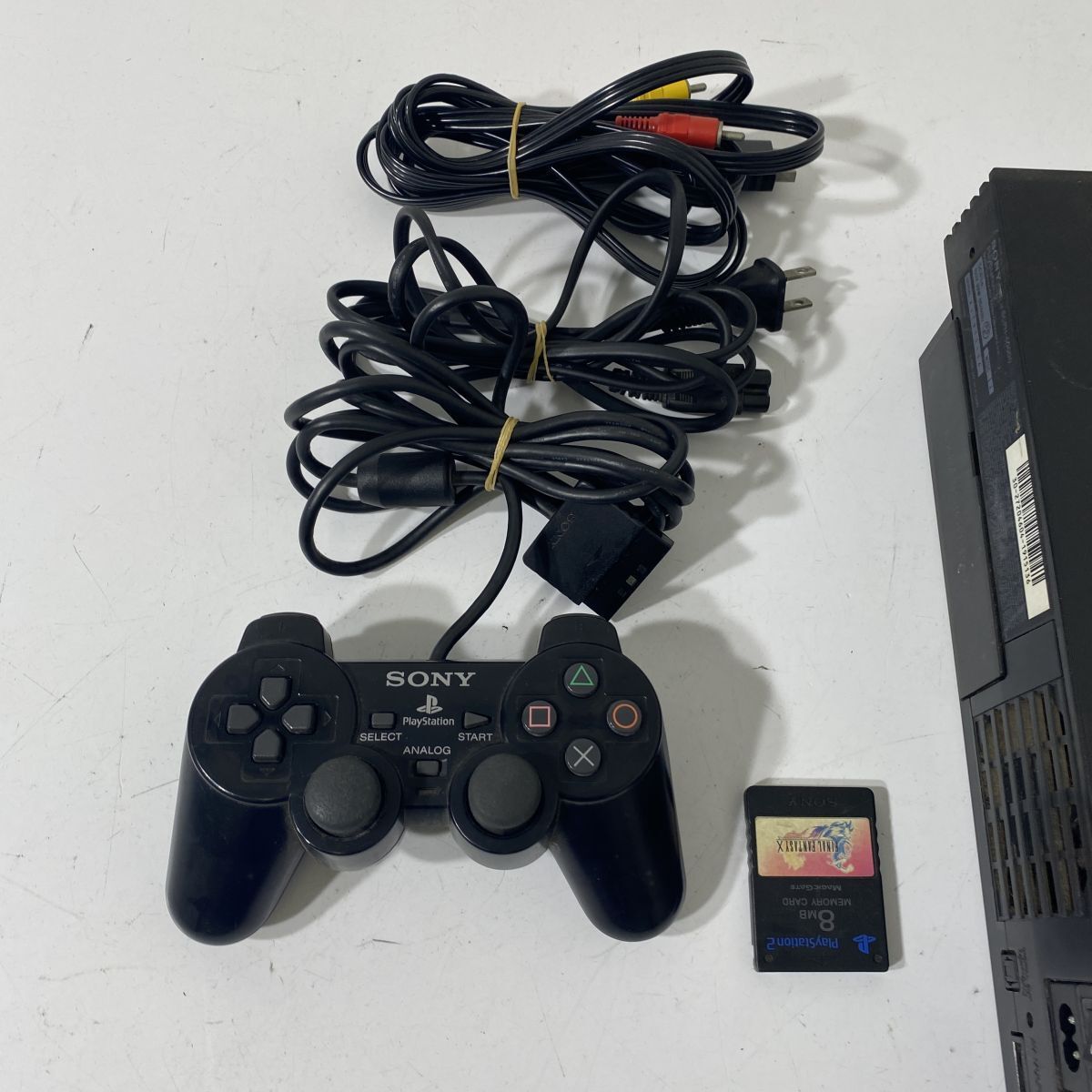 動作確認済み SONY PS2 本体 コントローラー ミッドナイト