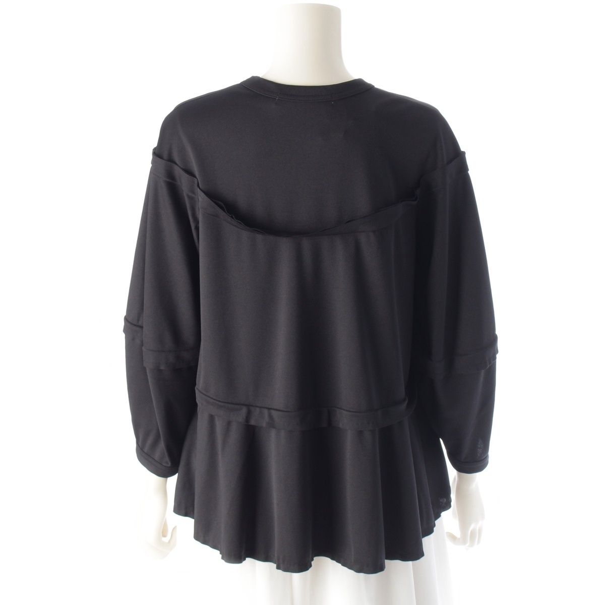 コムデギャルソン AD2025 クルーネック デザイン カットソー RM-T009 ブラック XS NICORILABO_COM