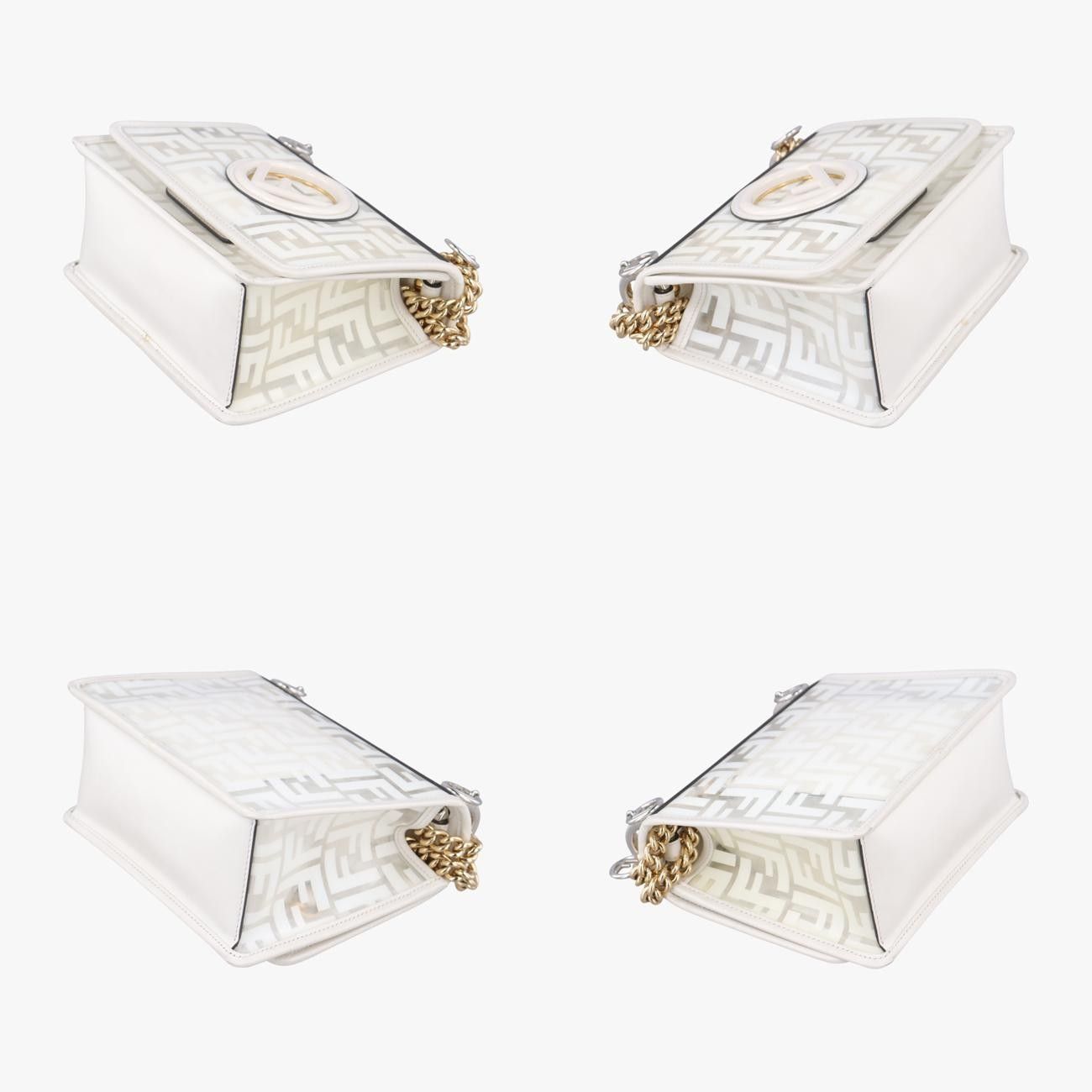 フェンディFendiキャナイエフホワイトPVCコーティングキャンバス8BT2868BT286.A7T5.198.10429