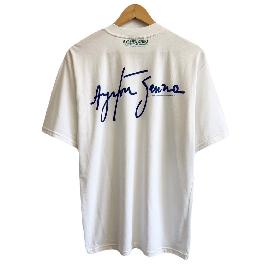 未使用 F1パシフィックGP Tシャツ ウィリアムズ アイルトン・セナ 90's Hanes - 90s USA製 アイルトンセナ ヴィンテージTシャツ F1