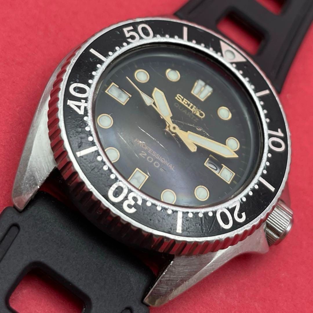 動作OK】SEIKO 2A22-0170 QZダイバーズウォッチ ボーイズ レディース