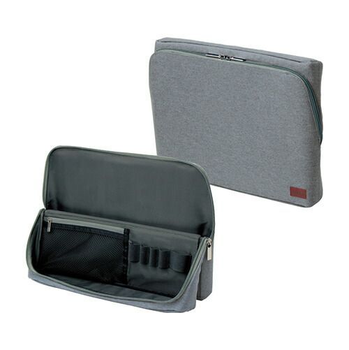 まとめ ソニック バッグインバッグ ユートリム スマ スタ ワイド A4 立つバッグインバッグ A4 グレー UT-1905-GL ×3セット