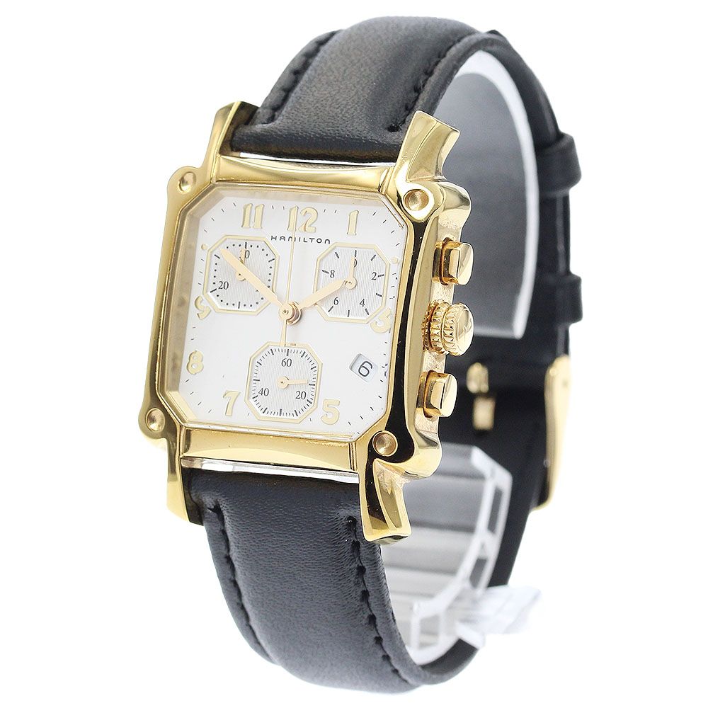 【良品・稼働品】ハミルトン Hamilton ロイド クロノグラフ 6318 Hamilton - 【電池交換済】HAMILTON ハミルトン 腕時計 ロイド