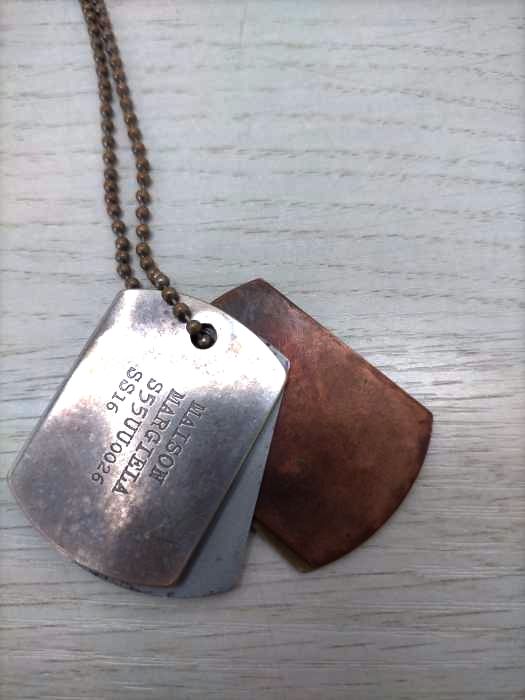 メゾンマルジェラ Maison Margiela 16SS ドッグタグネックレ - メルカリ