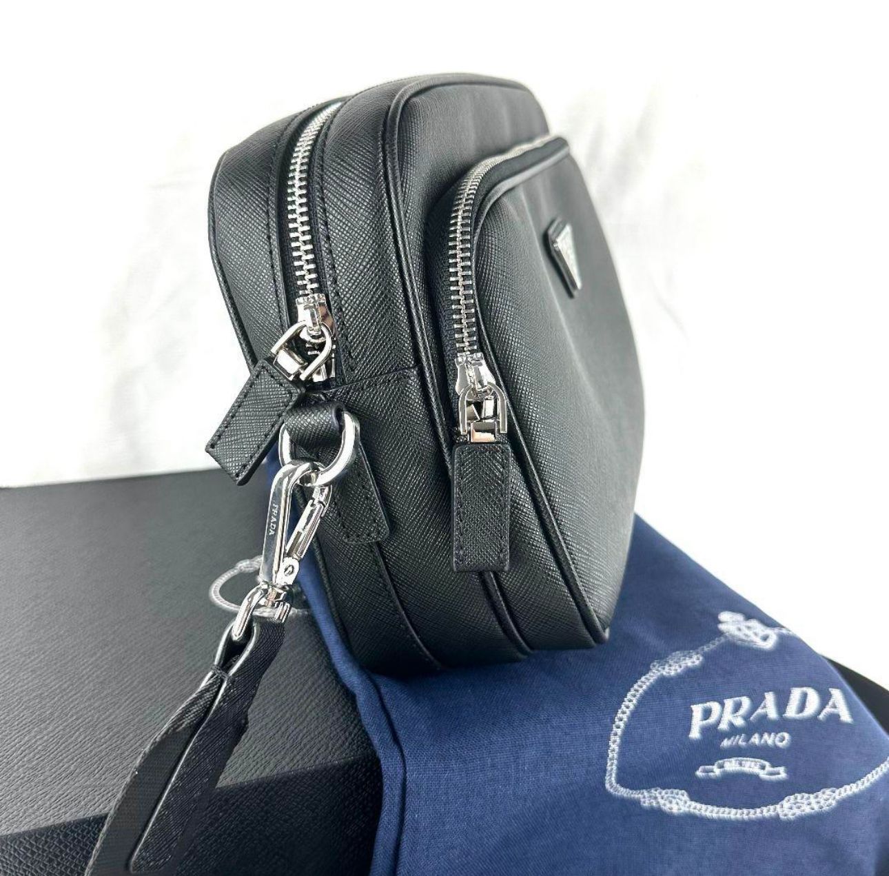 美品譲渡 PRADA プラダ メンズ ショルダーバッグ