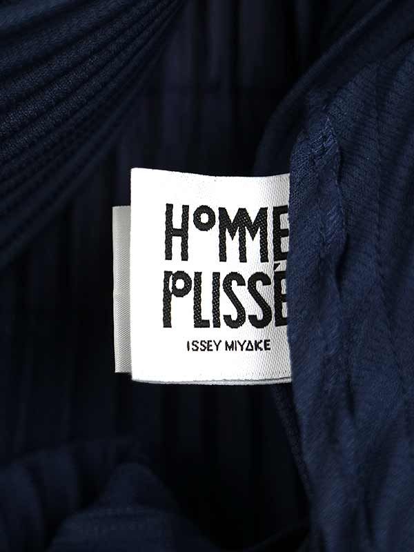 HOMME PLISSE オム プリッセ ショートプリーツジャケット ネイビー 中古・古着通販】HOMME PLISSE ISSEY MIYAKE (オムプリッセ
