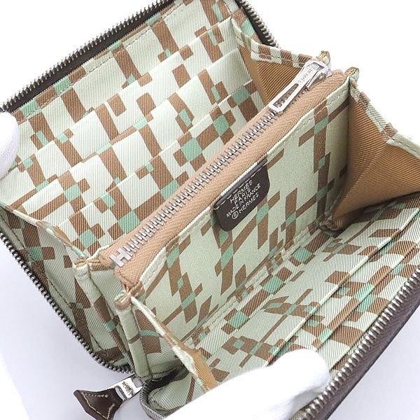 広尾店】エルメス HERMES アザップコンパクト シルクイン 財布  