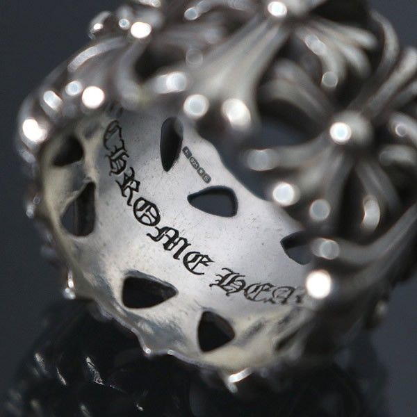 CHROME HEARTS 銀座店 クロムハーツ セメタリークロス リング 指輪 メンズ シルバー SV925 約18.5号 100629 WWW_SHINETEETH_COM