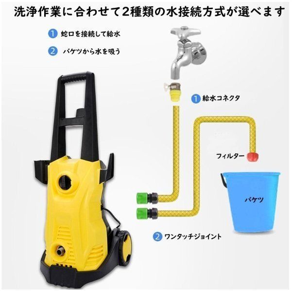 高圧洗車機 水道直結