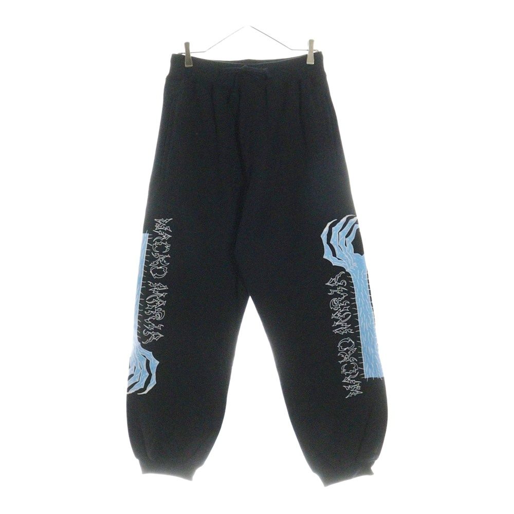 WACKO MARIA ワコマリア 25SS ×NECK FACE HEAVY WEIGHT SWEAT PANTS TYPE-1 ヘビーウェイト ロゴプリント スウェット パンツ ブラック|ブルー NECKFACE-WM-SP02