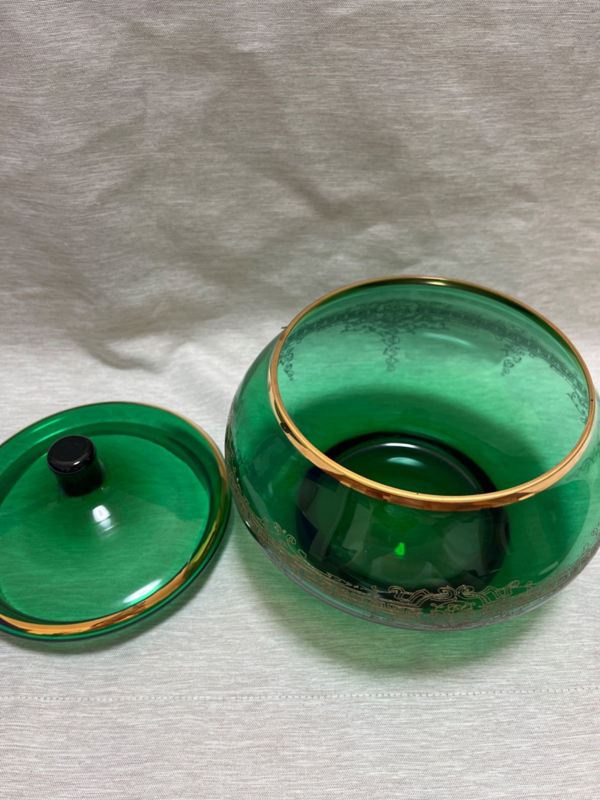 BOHEMIA GLASS ボヘミアングラス キャンディーケース小物入れ 【公式通販】